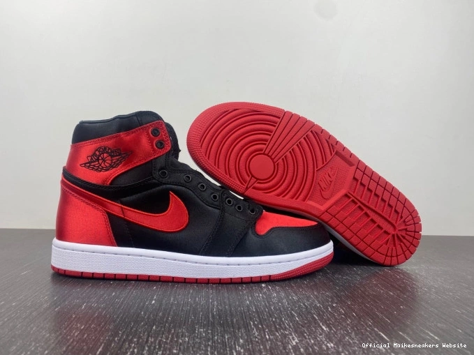 Official Maikesneakers OG Air Jordan WMNS FD4810-061 Satin 1 High Bred 0717